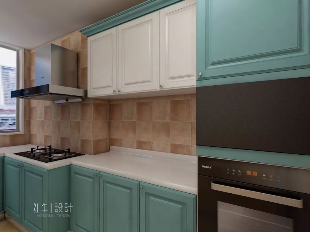 南京燕江府125㎡地中海風格 主打藍白的浪漫情懷07