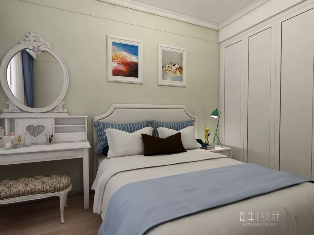 南京燕江府125㎡地中海風格 主打藍白的浪漫情懷11