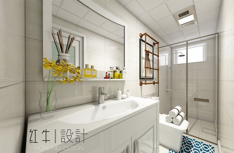 南京云南路西橋花苑79平米現代簡約風格裝修  溫馨浪漫09衛生間