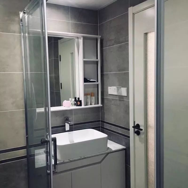 南京聚寶山莊137平米現代風格裝修 年輕人的婚房可以這樣裝修16衛生間