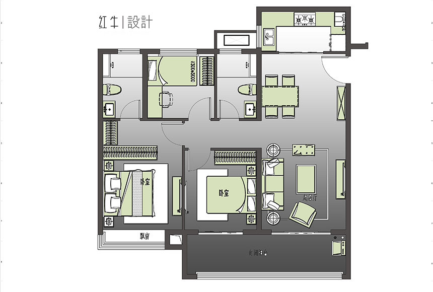 水印860x580_陶陽_南京市江寧區(qū)藍光黑鉆公館108㎡現(xiàn)代風格裝修_全包14萬_108