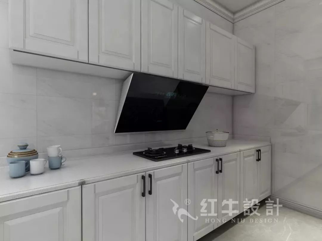 南京老房翻新--即便少掉一個(gè)衛(wèi)生間,也要單獨(dú)的衣帽間!14仇美蓉_康盛花園115㎡輕奢風(fēng)格裝修效果圖_廚房