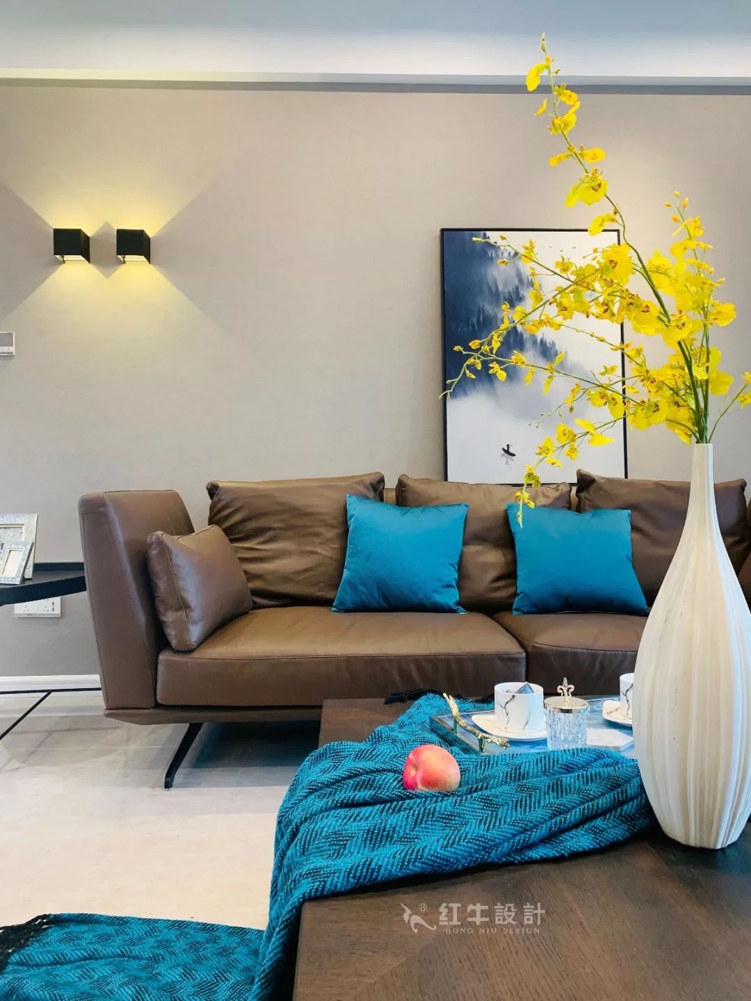 南京保利國際社區140㎡現代風格--四室二廳大戶型,寬敞開闊又舒適!05客廳設計