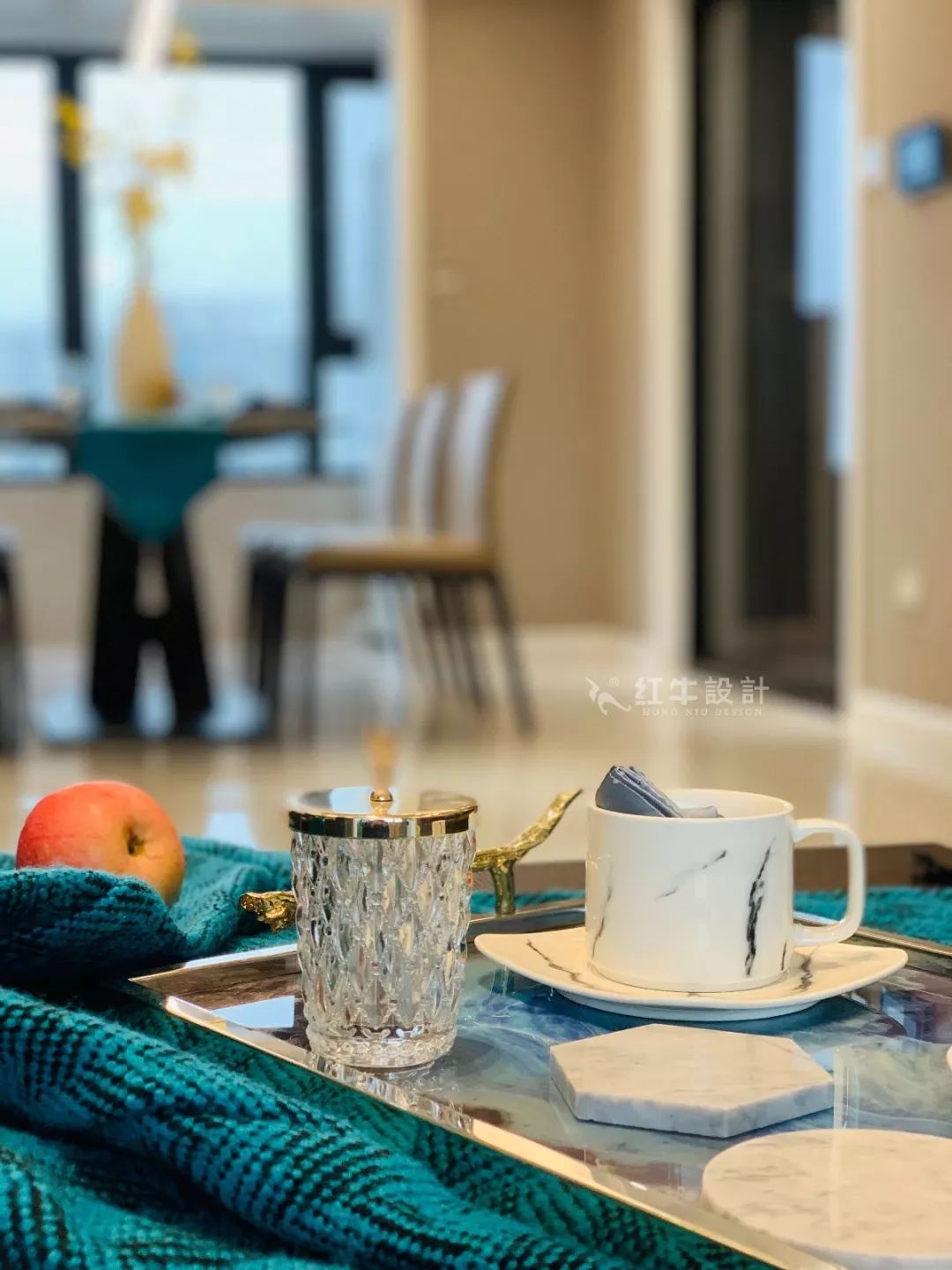 南京保利國際社區140㎡現代風格--四室二廳大戶型,寬敞開闊又舒適!06客廳設計