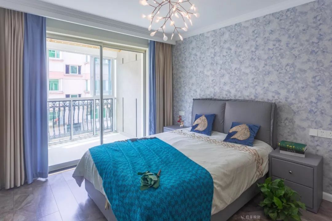 南京龍蟠花苑90㎡現(xiàn)代輕奢--老房升級改造,變身時尚精致家!12臥室改造