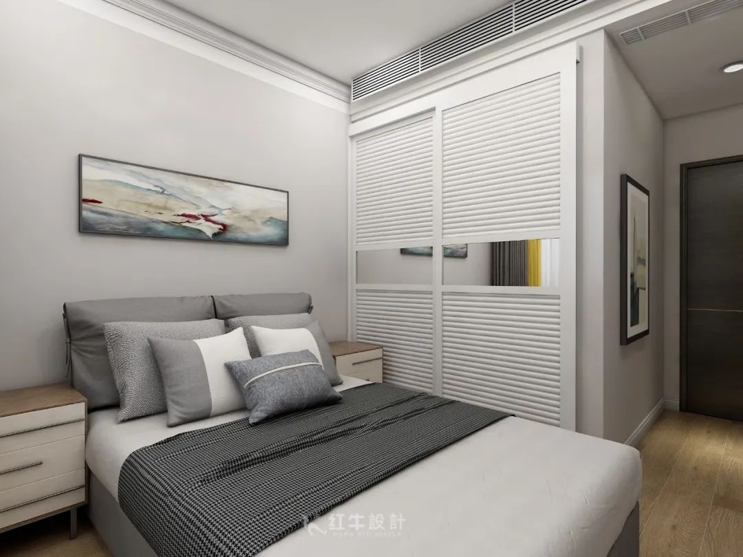 熊皓宇_同曦國際廣場140㎡輕奢風格--改善性住房應該這樣設計11客臥設計