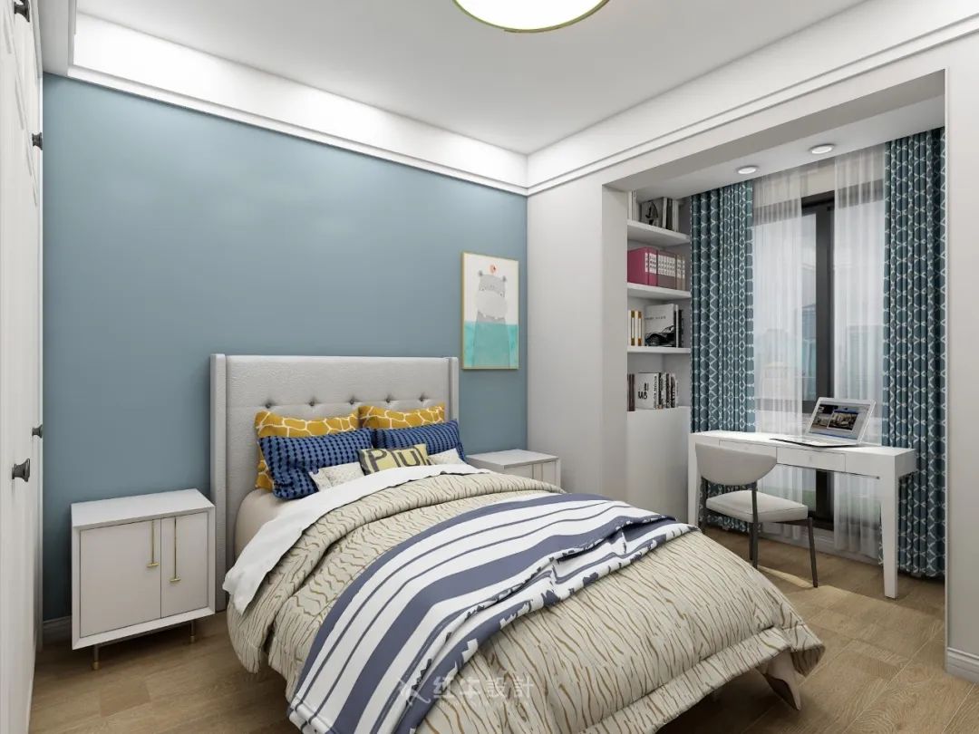 熊皓宇_同曦國際廣場140㎡輕奢風格--改善性住房應該這樣設計12兒童房設計