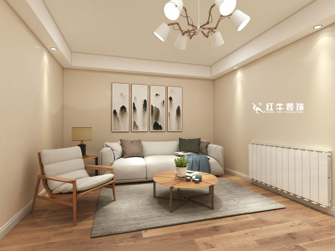 蔣琛_九條巷106㎡現代風“養老房”裝修,給設計做減法!04客廳+logo