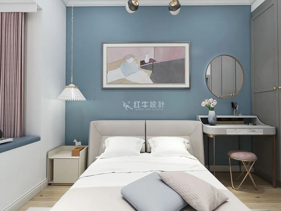 朱明琪_禧和苑89㎡北歐風格--經典小三房設計09客臥設計