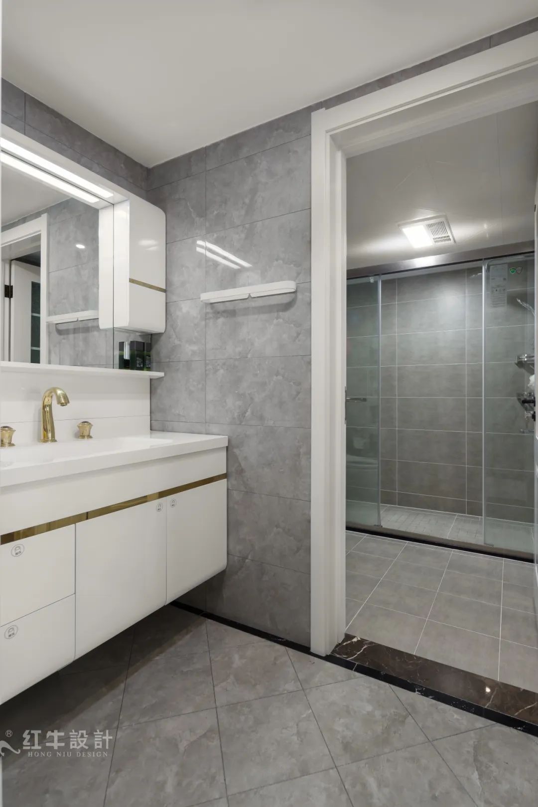 85后夫婦的美式輕奢家,起名“海藍(lán)之謎”!14衛(wèi)生間