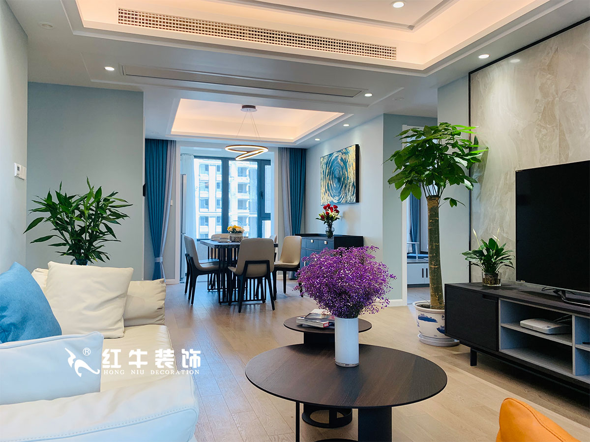 陸利民_保利國際社區3-2703-115㎡-現代風格(3室2廳1廚2衛2陽臺¥183429)02客餐廳