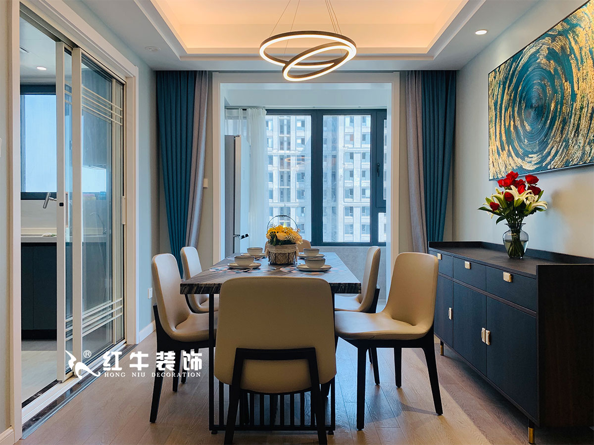 陸利民_保利國際社區3-2703-115㎡-現代風格(3室2廳1廚2衛2陽臺¥183429)05餐廳