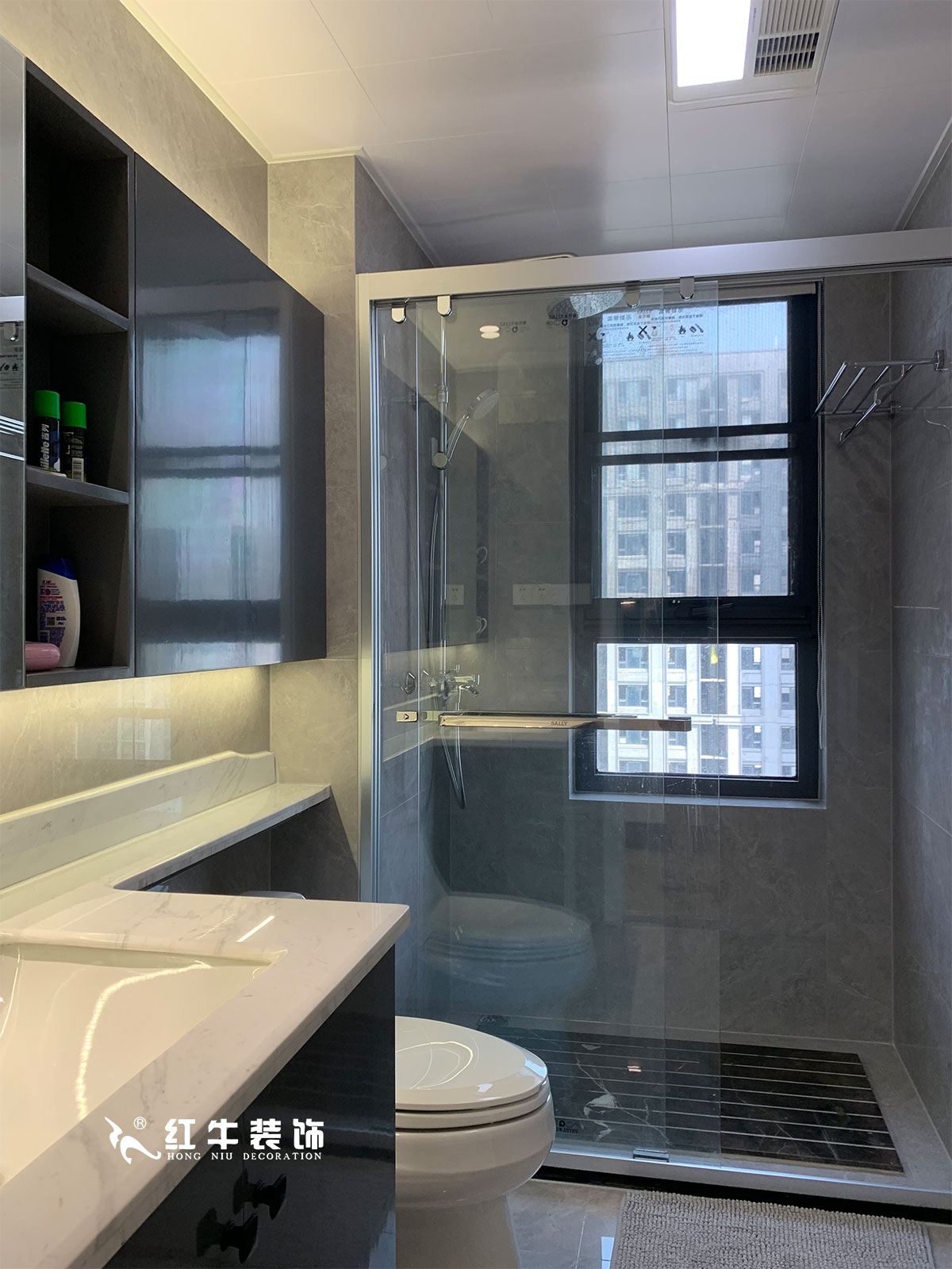 陸利民_保利國際社區3-2703-115㎡-現代風格(3室2廳1廚2衛2陽臺¥183429)16衛生間