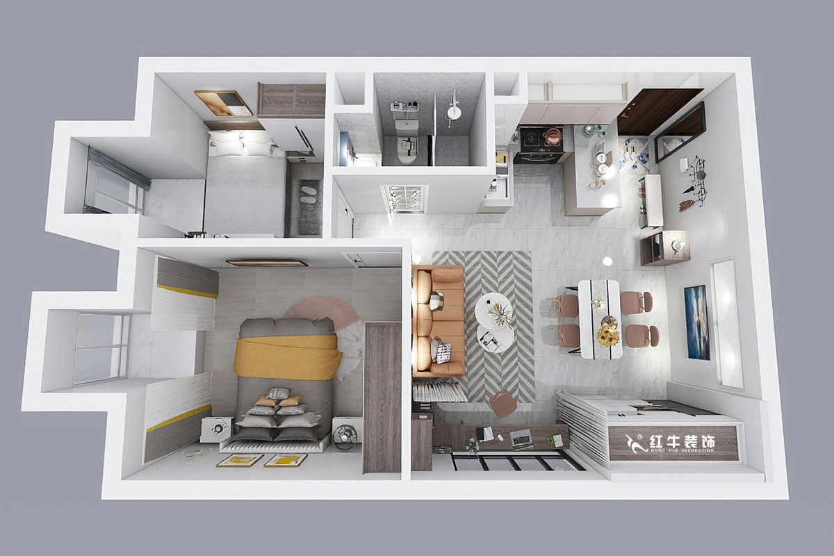 熊皓宇_木馬公寓C棟1101室-75㎡-現代風格00鳥瞰圖