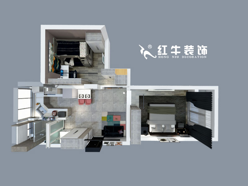 孟憲濤_高云嶺41號1-401-70㎡-現代風格00鳥瞰圖