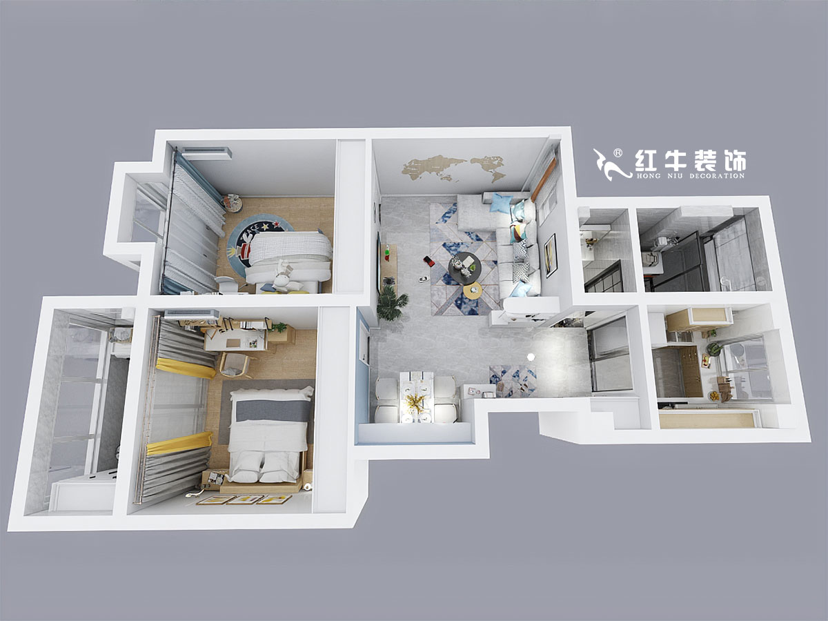 熊皓宇_華靜家園4-2-902-90㎡-現代風格00鳥瞰圖