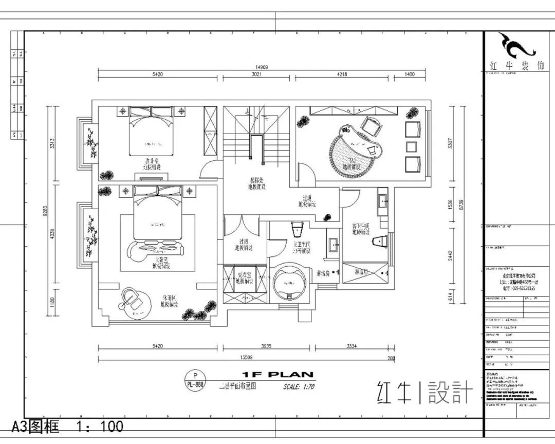 吳波_紅牛設計 · 大宅--280㎡ · 中式古典風格 · 湯山東湖麗島18