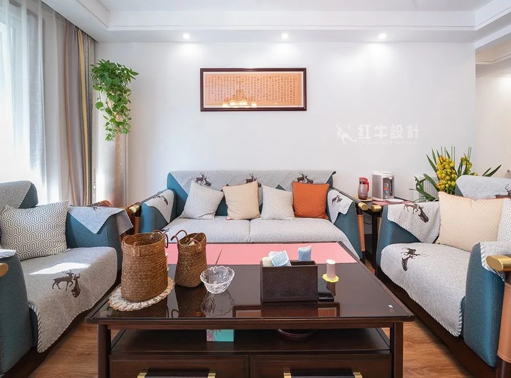 吳波_香格里拉東苑136㎡簡美風格--喜歡深色家具的看過來01