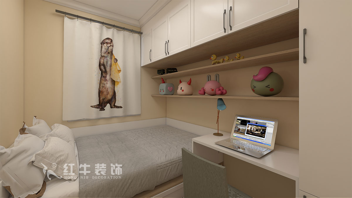 朱明琪|御道嘉庭8-110-82㎡-現代簡約風格|2室2廳1衛|新房裝修|定制家¥123516|全包12萬|05次臥