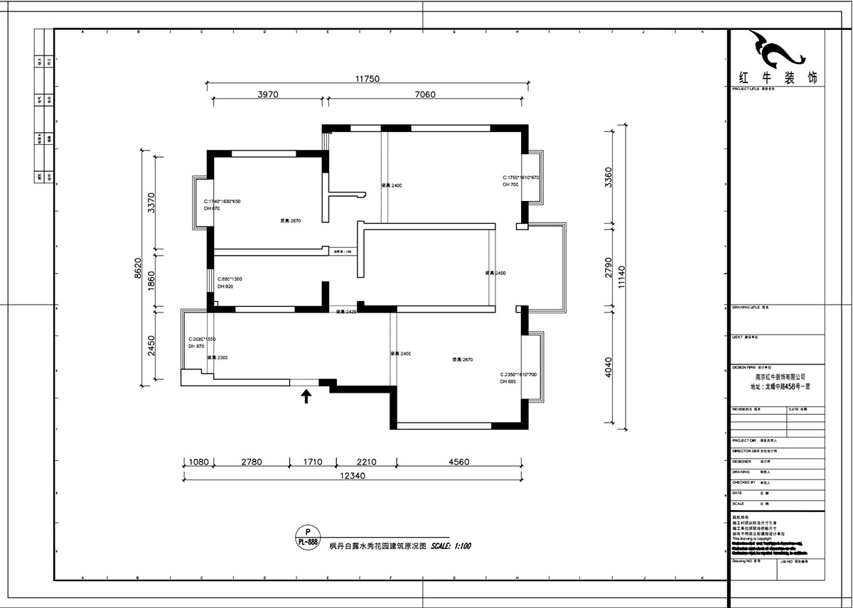 魏明花｜水秀花園15-701-128㎡-現代簡約風格｜3室2廳2衛｜二手房裝修｜定制家￥176904｜全包17