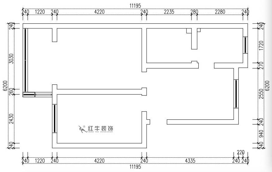 張桐瑋｜南堡新寓7-2-102-58㎡-現代簡約風格｜2室1廳1衛｜舊房改造｜定制家￥66000｜全包6
